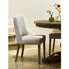 Alice Grey Studded Dining Chair Image