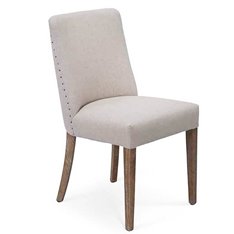 Alice Linen Studded Dining Chair  Image