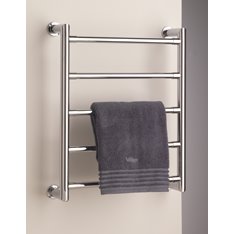 Angled Contemporary 5 Rail Towel Warmer Image