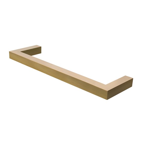 Angled Contemporary Single Towel Rail (Electric)