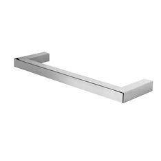 Angled Contemporary Single Towel Rail (Electric) Image