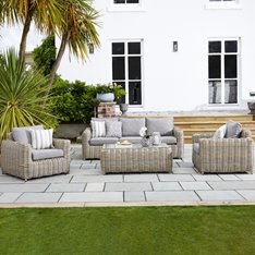 Antibes Outdoor Rattan Sofa Set Image