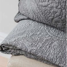 Antique Grey Empire Bedspread Image