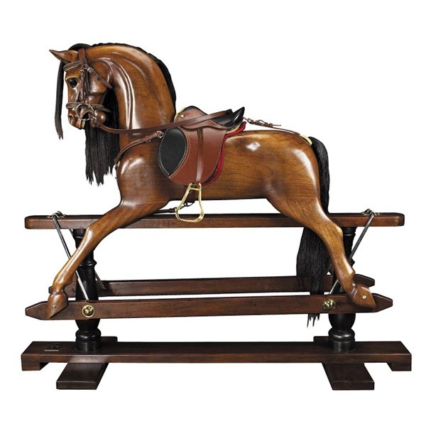 Authentic Models Wooden Rocking Horse