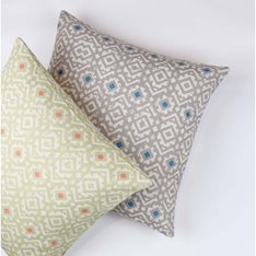 Aztec Grey and Ivory Cushion Image