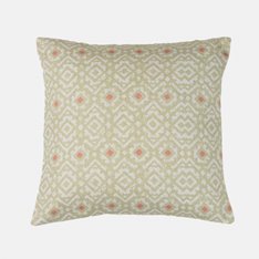 Aztec Lime and Ivory Cushion Image