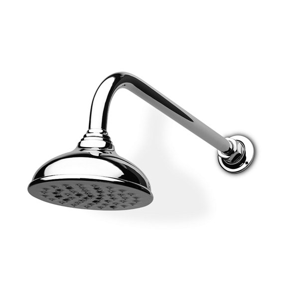 Barber Wilson Standard Shower Arm with rose