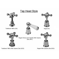 Barber Wilsons Basin Pillar Taps 5" Image