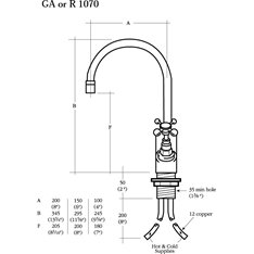 Barber Wilsons Mono bloc Kitchen Mixer Tap Image