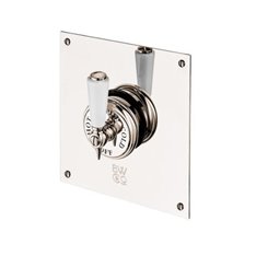 Barber Wilsons Recessed Thermostatic mixer square backplate Image