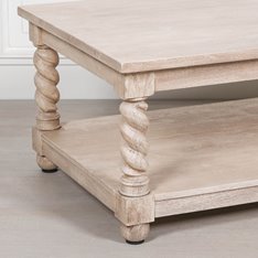 Barley Twist Column Coffee Table Image