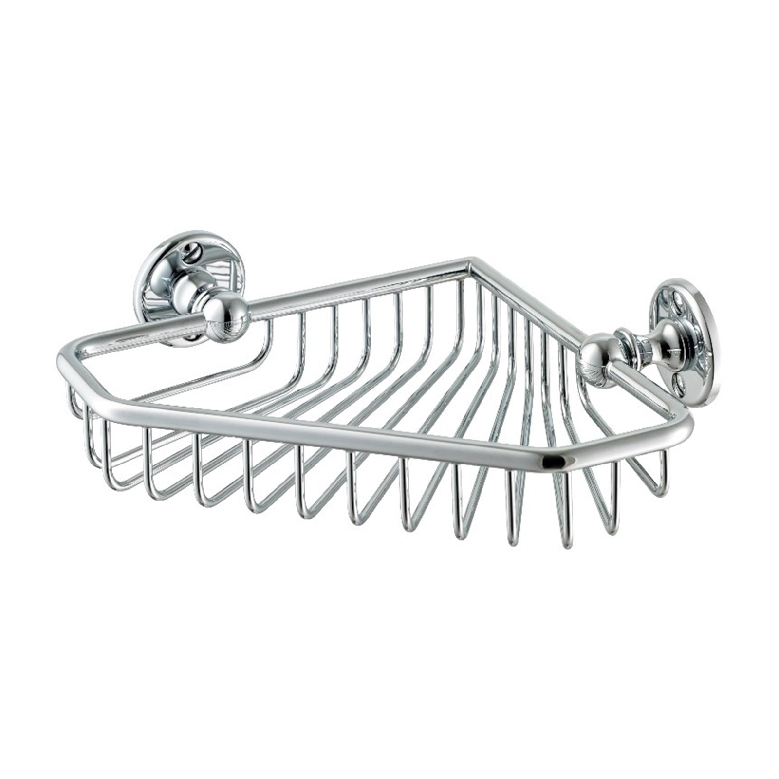 Bathroom Corner Soap/Sponge Basket Image