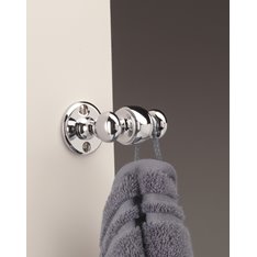 Bathroom Double Robe Hook Image