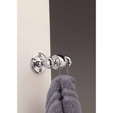 Bathroom Double Robe Hook Image