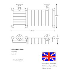 Double Soap/Sponge Basket  Image