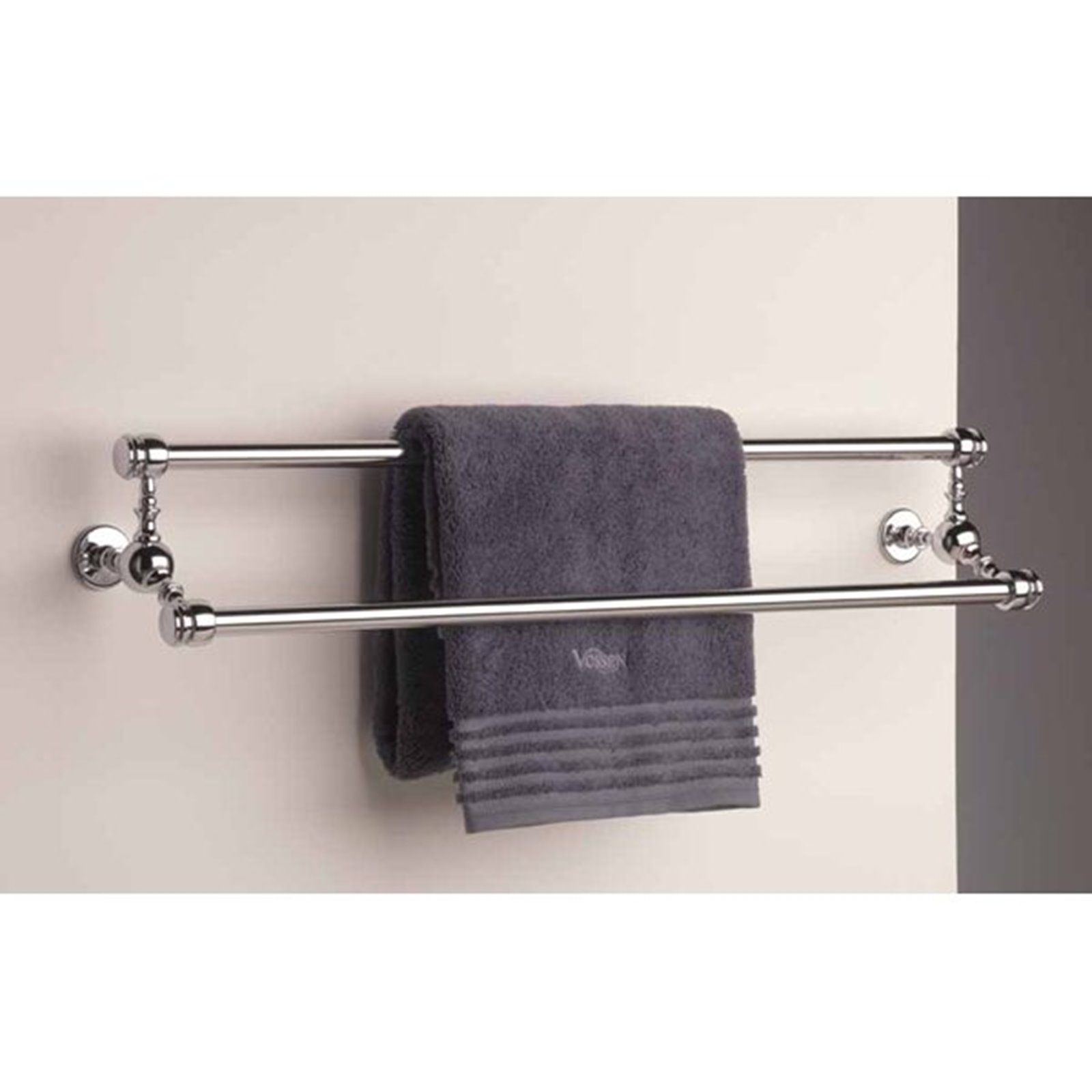 Bathroom Handmade Double Towel Rail Image