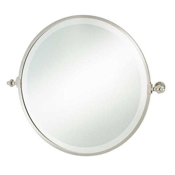 Bathroom Handmade Round Tilting Mirror