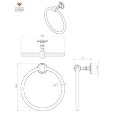 Bathroom Handmade Towel Ring Image