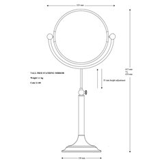 Tall Make Up Mirror Image