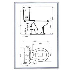 Berkeley Close Coupled Loo and Cistern Image