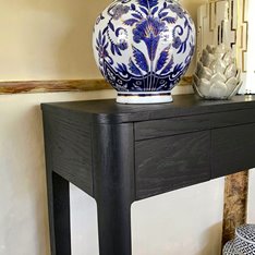 Berkley Black Console Table Image