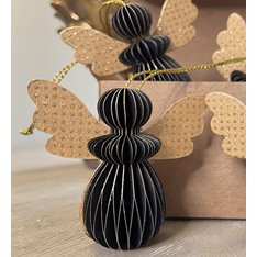 Black and Gold Angel Hanging Decorations Image
