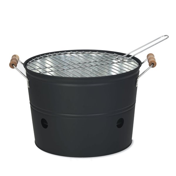 Black Barbecue Bucket