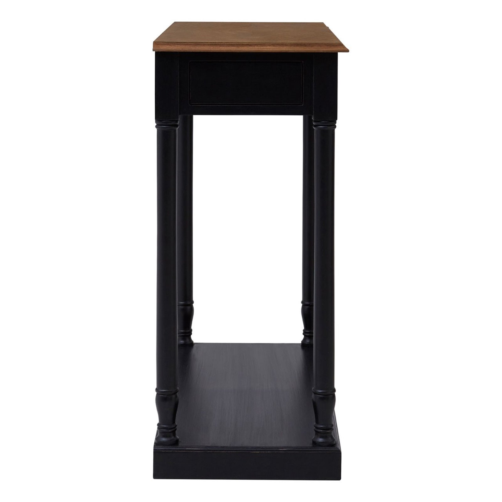 Black One Drawer Console Table  Image
