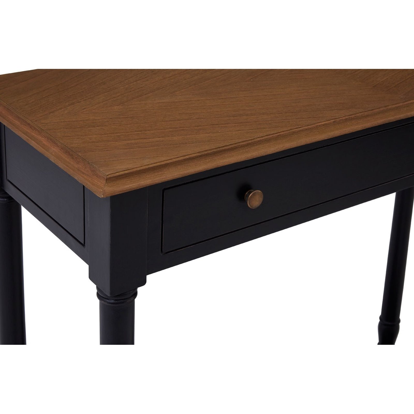 Black One Drawer Console Table  Image