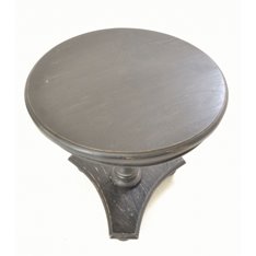 Black Round Low Side Table Image