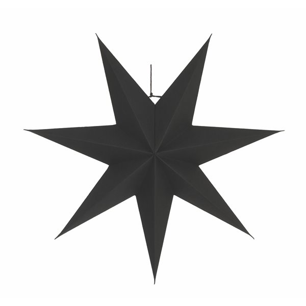 Black Star Decoration 