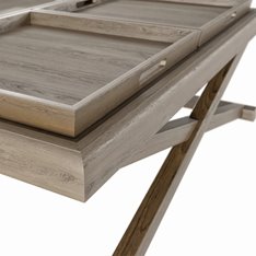 Blenheim Oak Coffee Tray Table Image