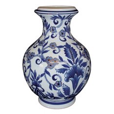 Blue and White Porcelain Vase Image