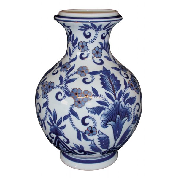 Blue and White Porcelain Vase