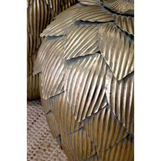 Brass Christmas Fir Cone - Large Image
