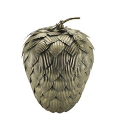 Brass Christmas Fir Cone - Large Image