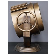 Brass Searchlight Clock Image