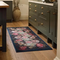 Cabbage Rose Eco Washable Rug Image