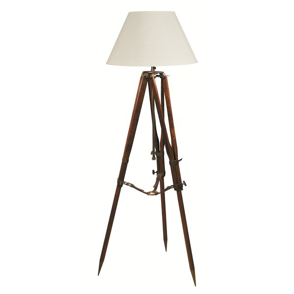 Campaign Tripod Lamp