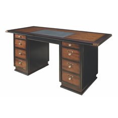 Captains Desk Black & Honey Image