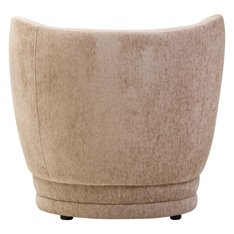Caramel Chenille Curved Chair Image