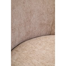 Caramel Chenille Curved Chair Image