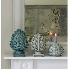 Ceramic Artichoke Candle Holder Image