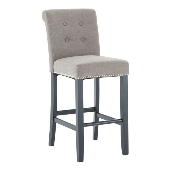 Chelsea Natural Linen Bar Stool