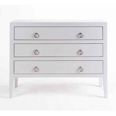 Cherwell 3 Drawer Chest of Drawers in Grey Image