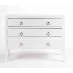 Cherwell 3 Drawer Chest of Drawers in White Image