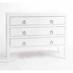 Cherwell 3 Drawer Chest of Drawers in White Image