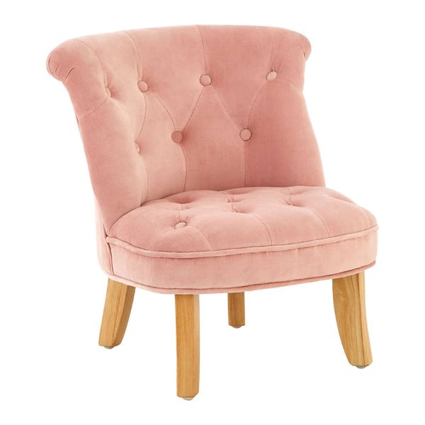 Childs Pink Scoop chair