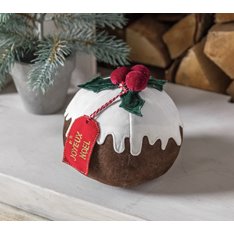 Christmas Pudding Door Stop Image