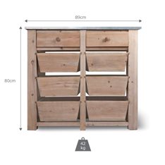 Potting Storage Unit - 8 Drawer Image